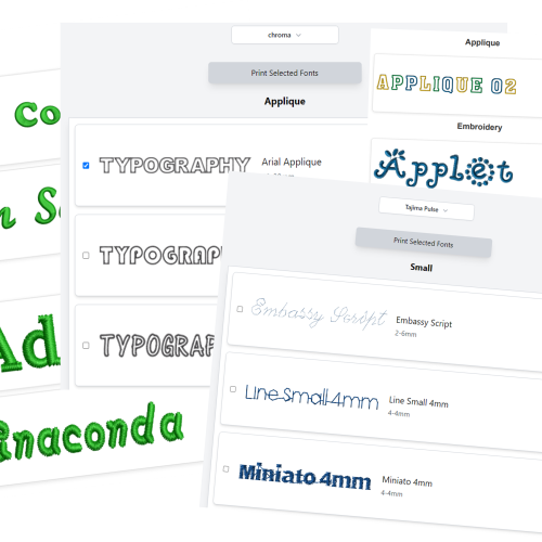 Font List
