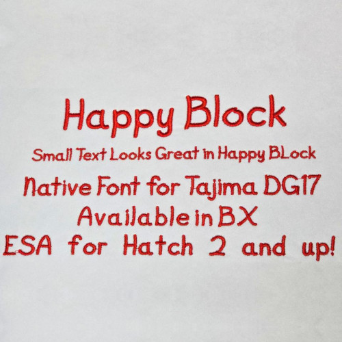 Happy Block Font